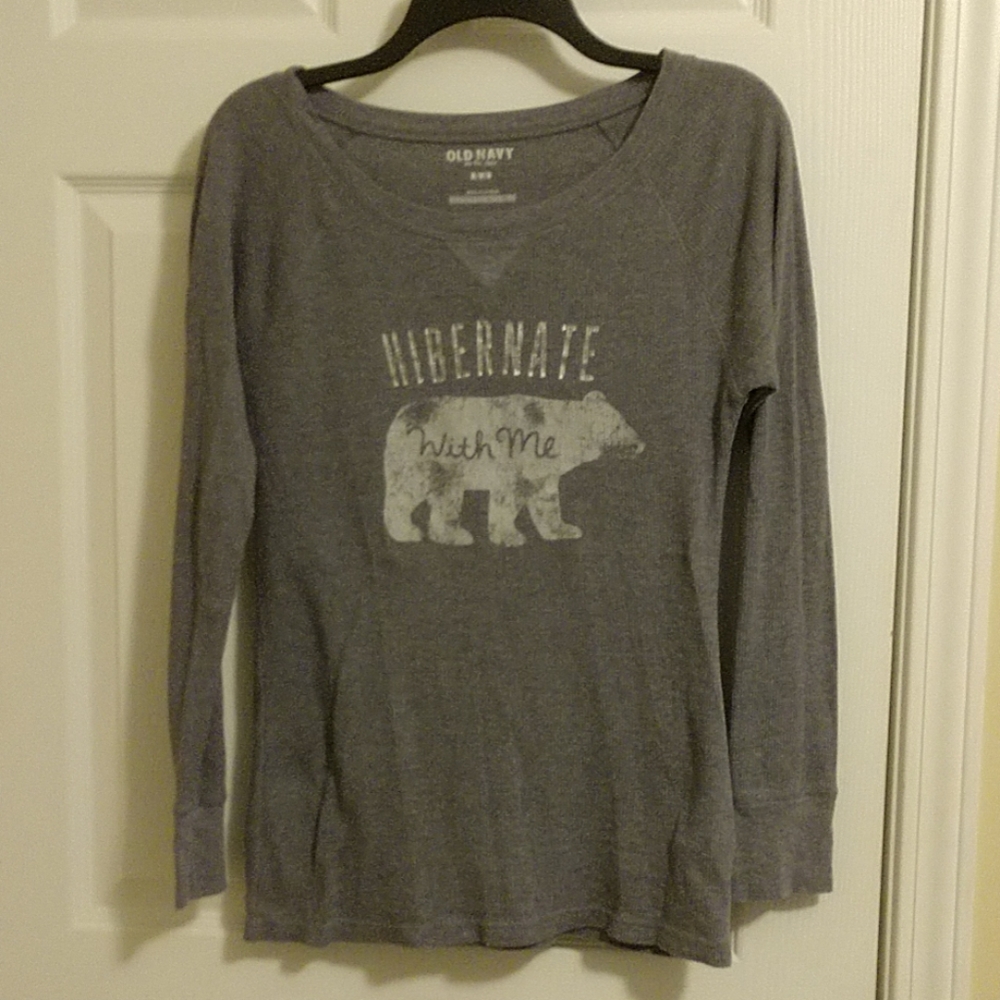 Long sleeve sleep shirt